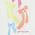 Girls White Bow Dress, 1, hi-res