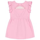 Baby Girls Pink Logo Dress Set, 1, hi-res