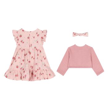 Baby Girls Pink Dress Set