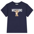 Navy Blue Teddy Bear Logo T-Shirt, 2, hi-res