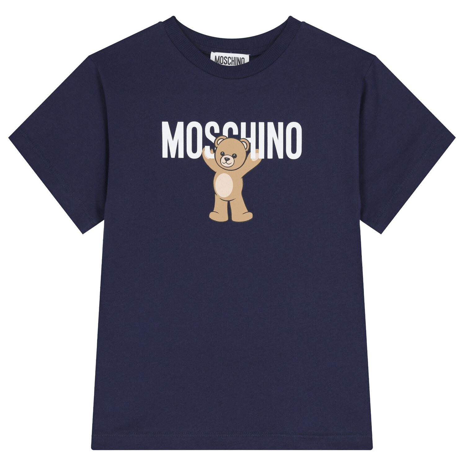 Navy Blue Teddy Bear Logo T-Shirt, 2, hi-res