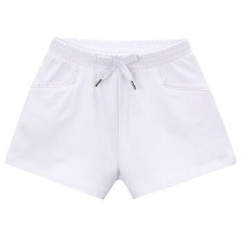 Girls White Shorts