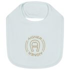 Baby Boys Blue Logo Bib, 2, hi-res