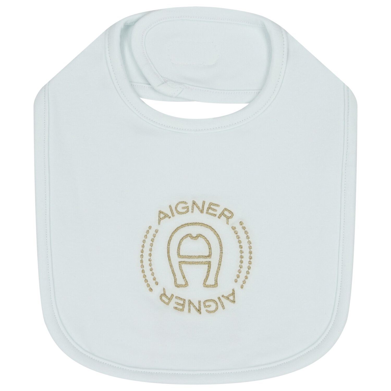 Baby Boys Blue Logo Bib, 2, hi-res