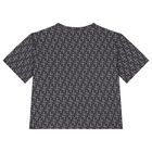 Girls Grey Logo T-Shirt, 1, hi-res