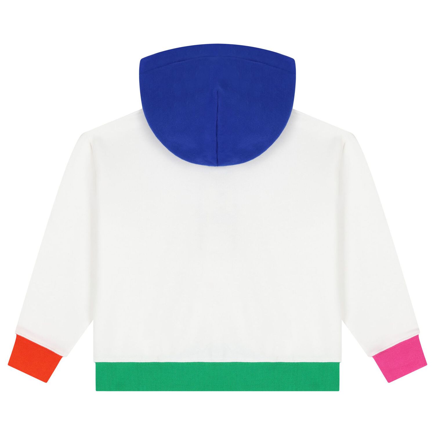 توب بنات هودي بالشعار باللون الأبيض, 1, hi-res image number null