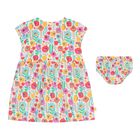 Baby Girls Multi-Coloured Floral Dress Set, 1, hi-res