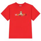 Red Teddy Bear Logo T-Shirt, 2, hi-res