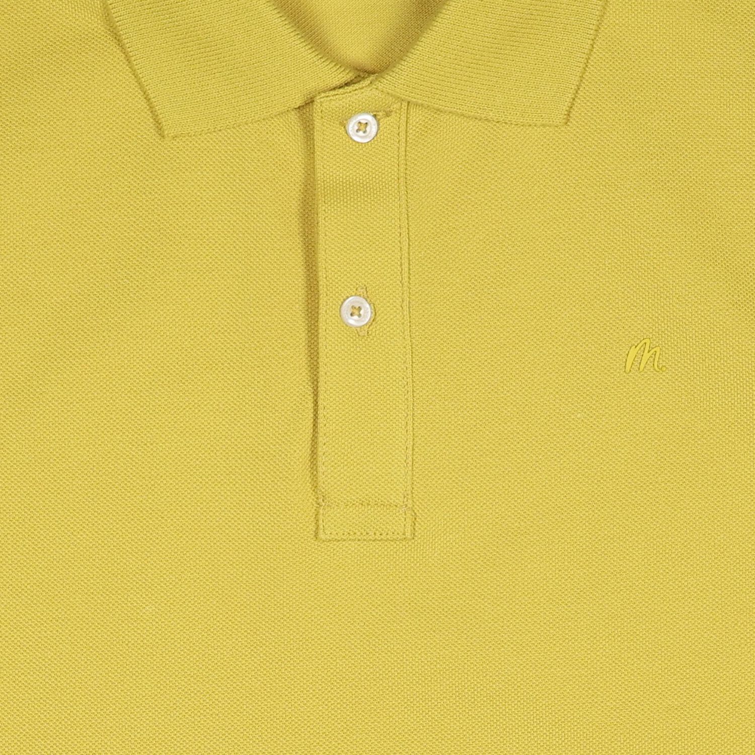 Boys Yellow Logo Polo Shirt, 7, hi-res