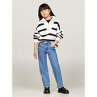 Girls Blue Logo Denim Jeans, 1, hi-res