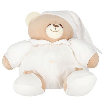 Beige & White Teddy Bear 35CM