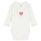 White Hearts Baby Bodysuit ( 3-Pack ), 1, hi-res