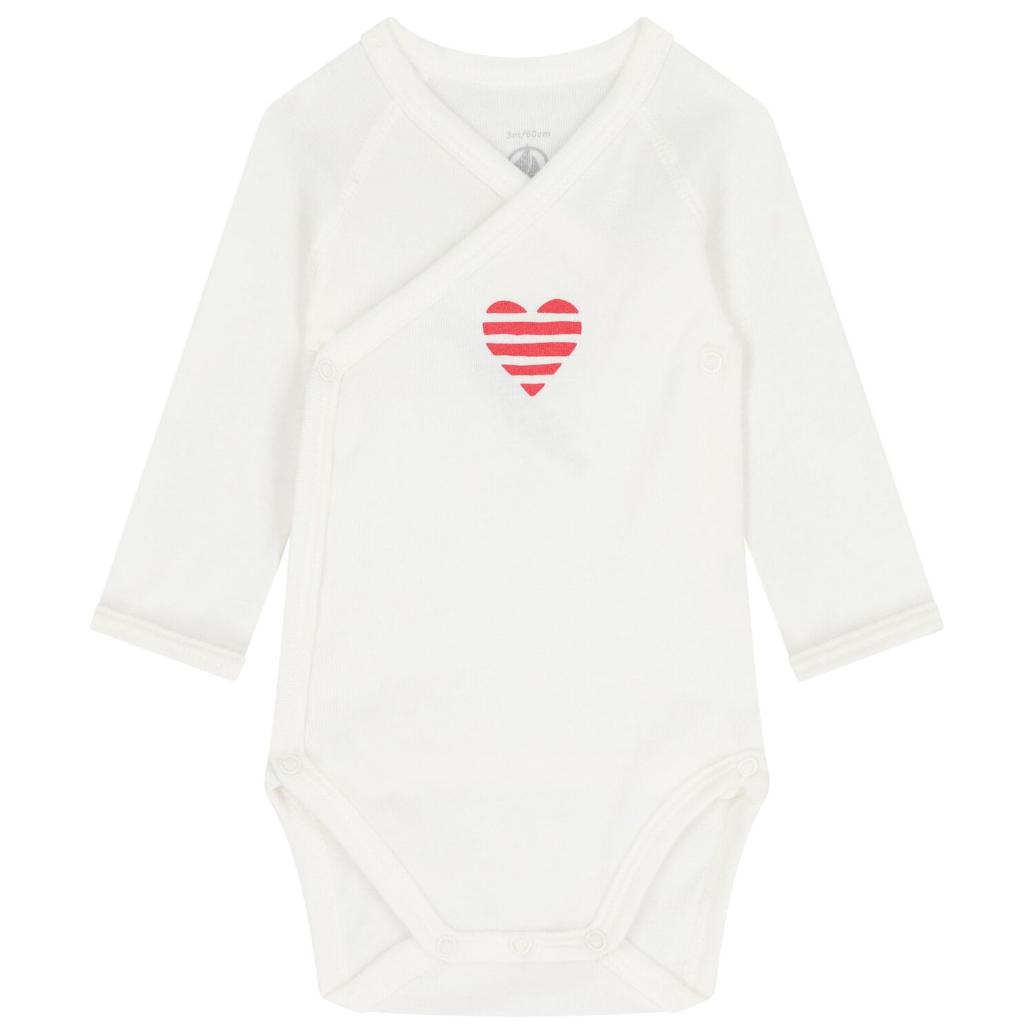 White Hearts Baby Bodysuit ( 3-Pack ), 1, hi-res