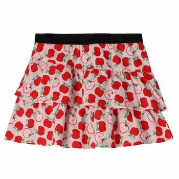 Girls Pink & Red Ermionne Skirt