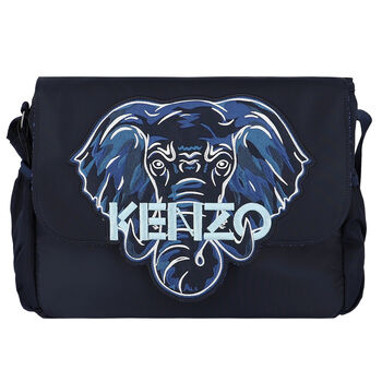 Navy Elephant Logo Baby Changing Bag