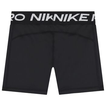 Black Logo Cycling Shorts