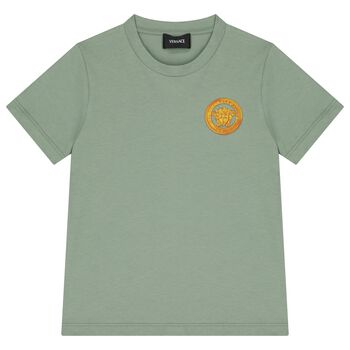 Boys Green Medusa T-Shirt