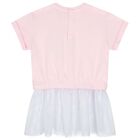 Girls Pink Floral Leggings Set, 1, hi-res