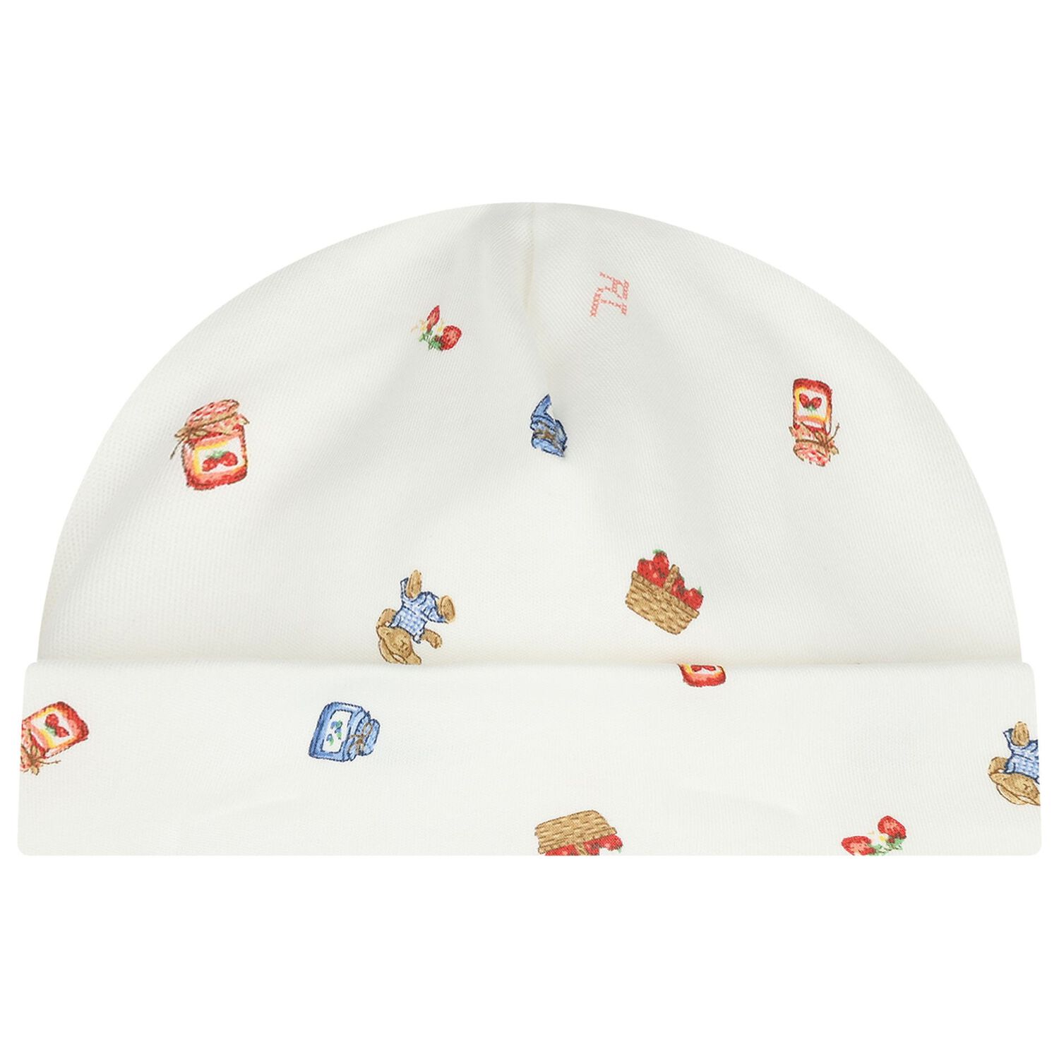 طقم هدايا ملابس أطفال بناتي عاجية اللون مزينة برسومات دببة بولو وتوت, 1, hi-res