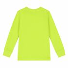 Boys Neon Green Long Sleeve Top, 2, hi-res
