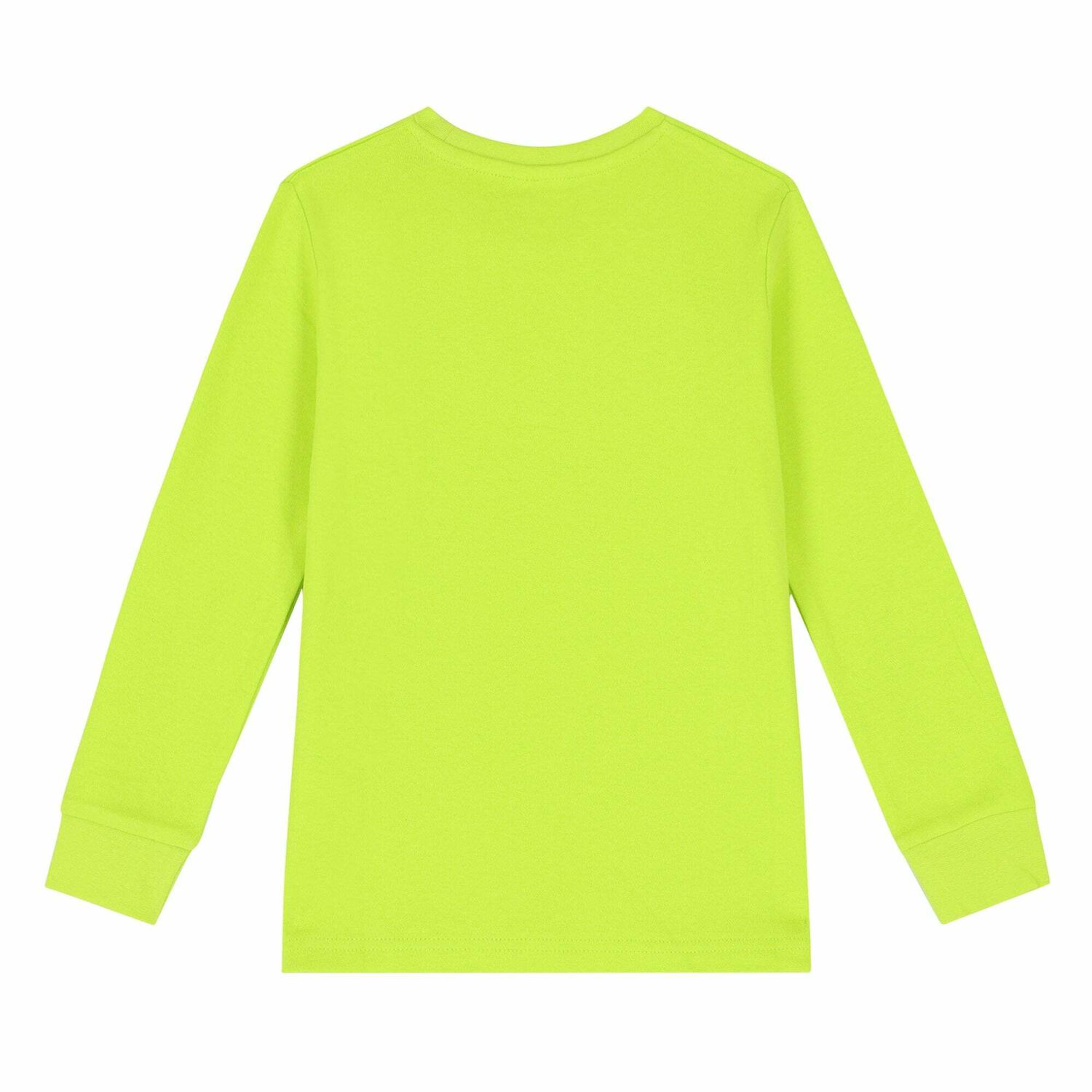 Boys Neon Green Long Sleeve Top, 2, hi-res