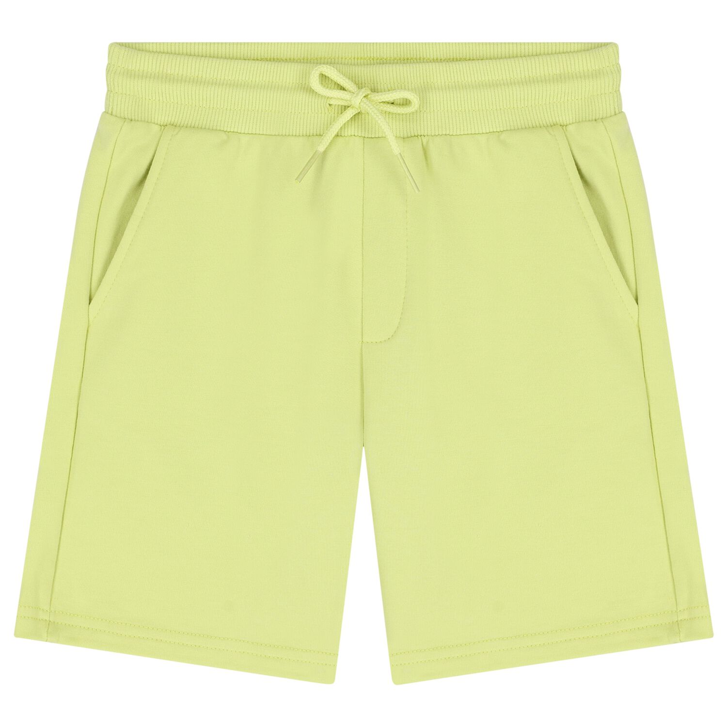 Boys Green Logo Shorts, 6, hi-res