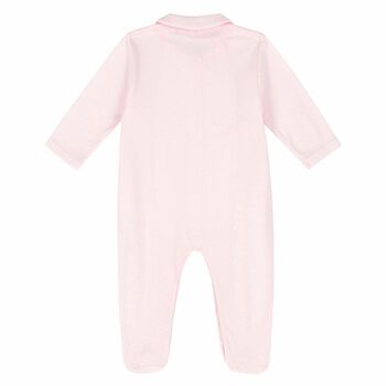 Baby Girls Pink Babygrow