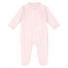 Baby Girls Pink Babygrow, 2, hi-res