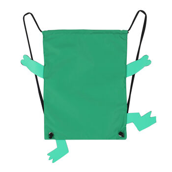 حقيبة بطبعة تمساح باللون الأخضر للأولاد