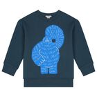 Boys Navy Blue Yeti Sweatshirt, 1, hi-res