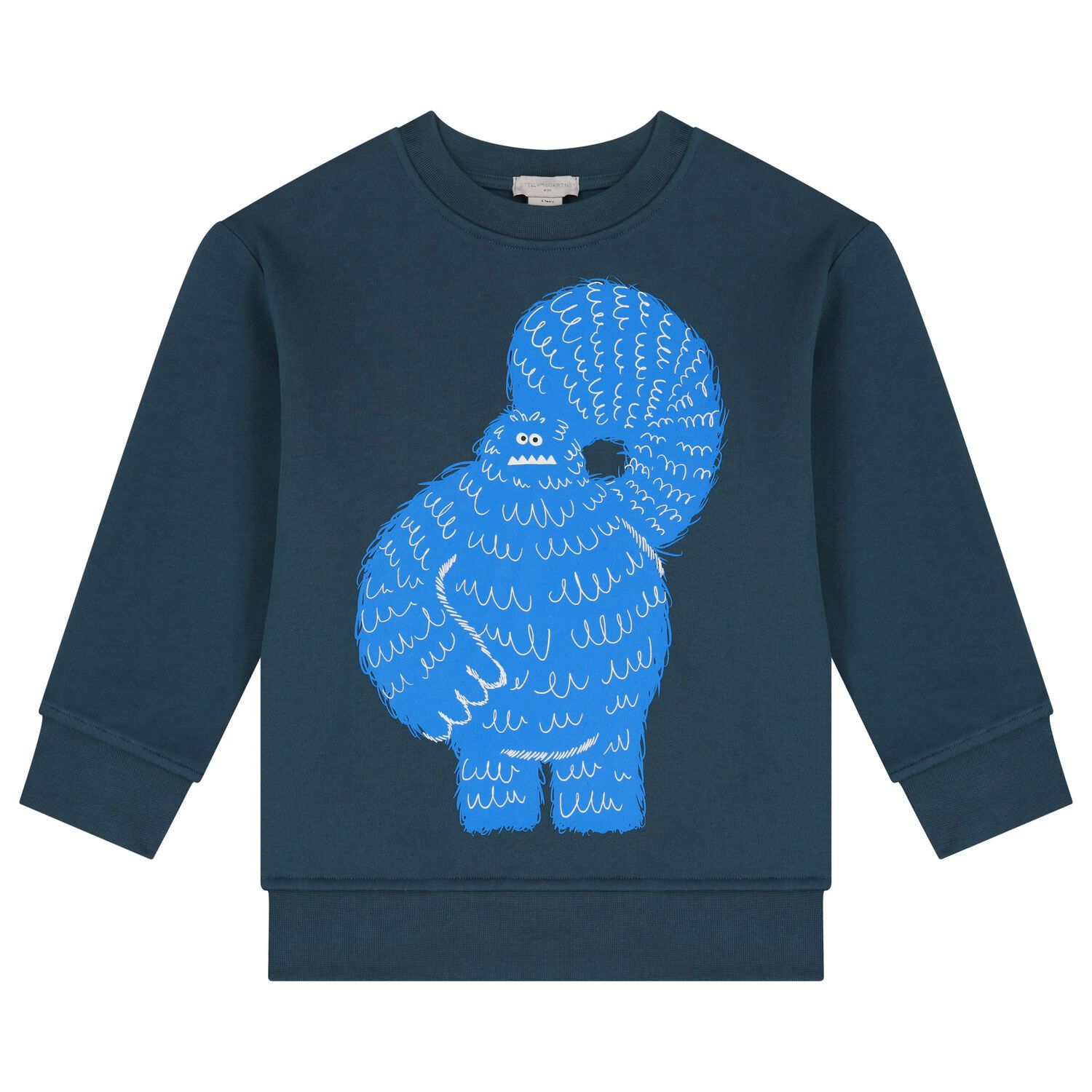 Boys Navy Blue Yeti Sweatshirt, 1, hi-res