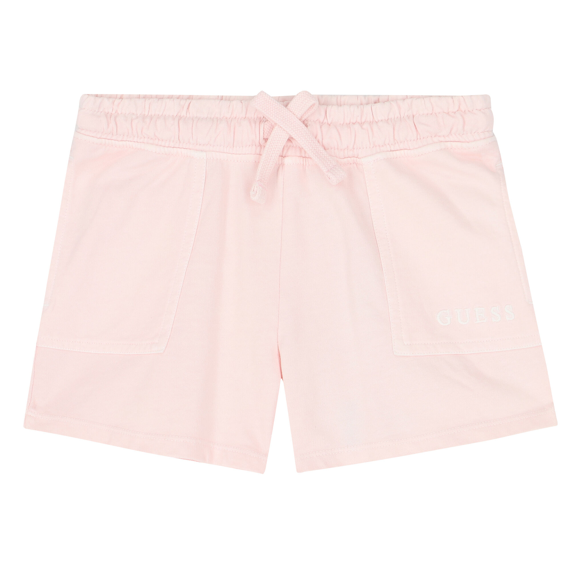 Guess Girls Pink Logo Shorts Junior Couture