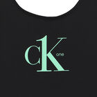 Girls Black Logo Swimsuit, 1, hi-res