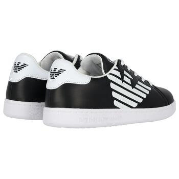 Black Logo Trainers