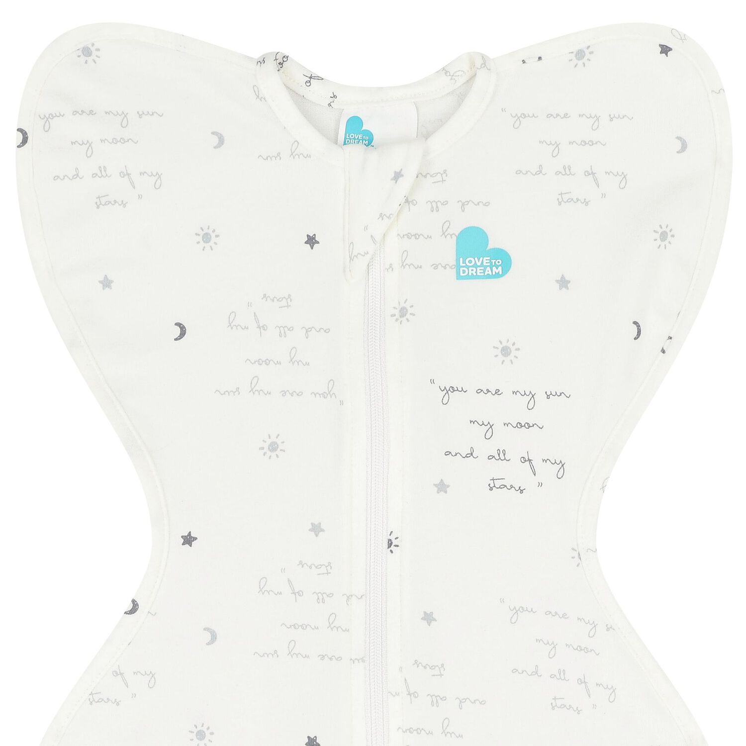 White & Grey Logo Baby Swaddle Up 0.2 TOG, 1, hi-res