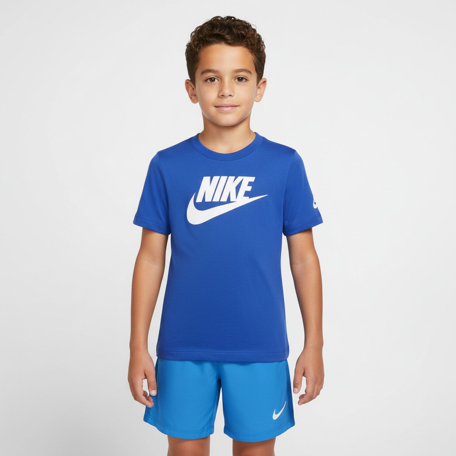 تيشيرت بالشعار باللون الأزرق, 5, hi-res