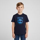 Boys Navy Blue Logo T-Shirt, 2, hi-res