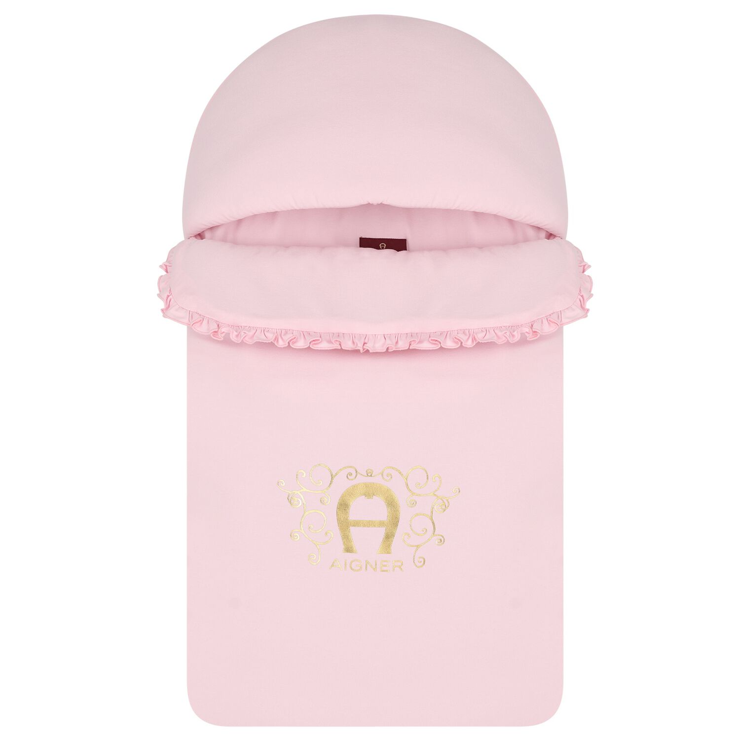 Baby Girls Pink & Gold Logo Nest, 2, hi-res