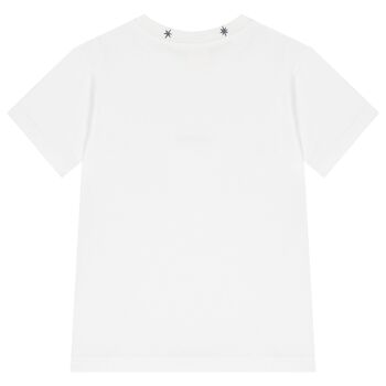 Boys White Logo T-Shirt