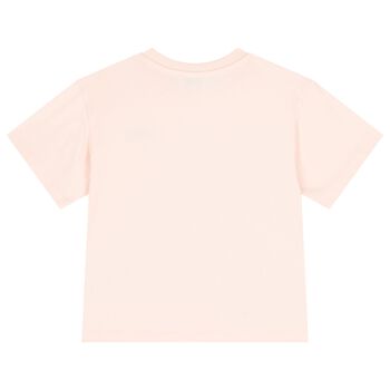 Girls Pink Logo T-Shirt
