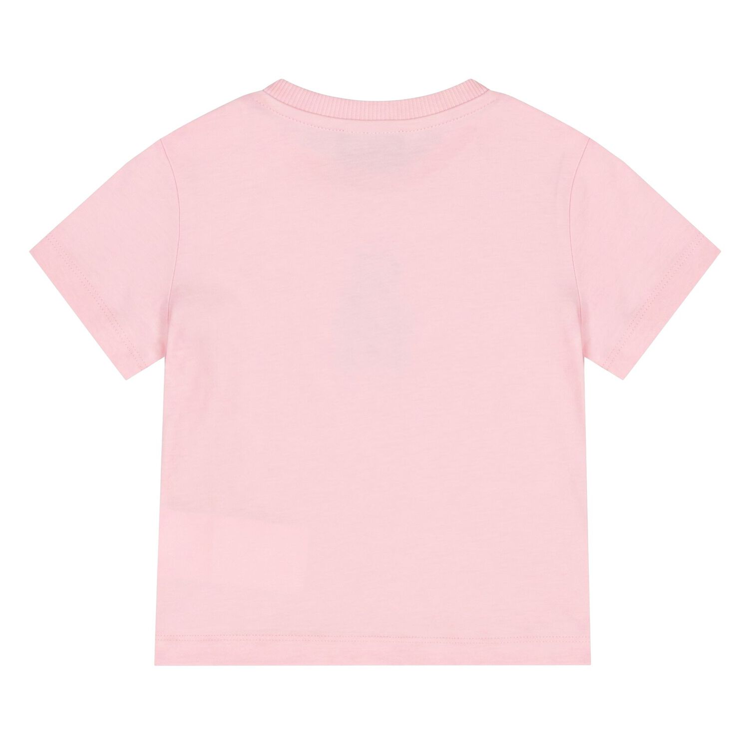 Younger Girls Pink Teddy Bear Logo T-Shirt, 4, hi-res