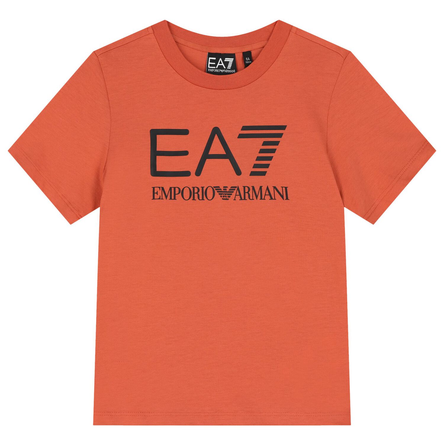  طقم شورت أولاد بالشعار باللون الأسود والبرتقالي, 4, hi-res