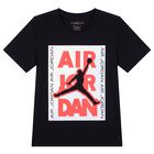 Boys Black Jordan Logo T-Shirt, 1, hi-res