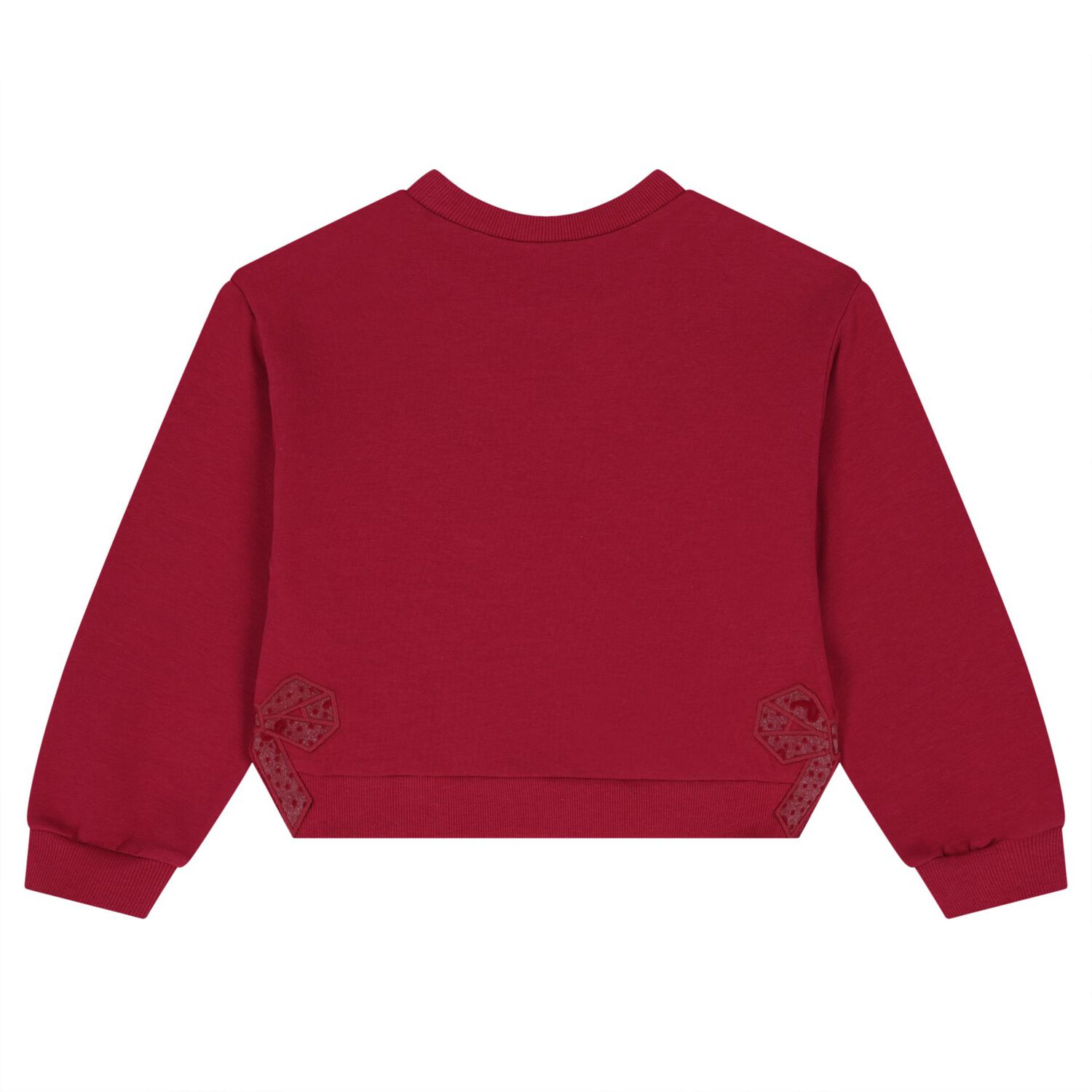 Girls Red Bow Tulle Skirt Set, 1, hi-res