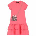 Girls Pink Bag Dress, 1, hi-res