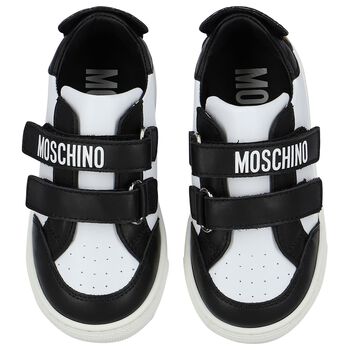 Black & White Teddy Bear Trainers