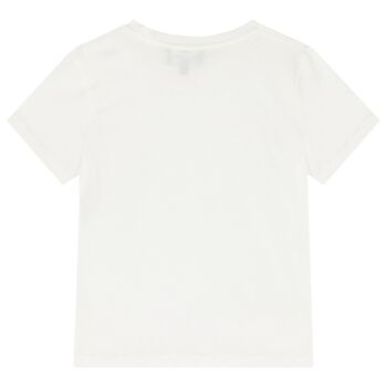 Boys White Logo T-Shirt