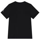 Boys Black Jordan Logo T-Shirt, 2, hi-res