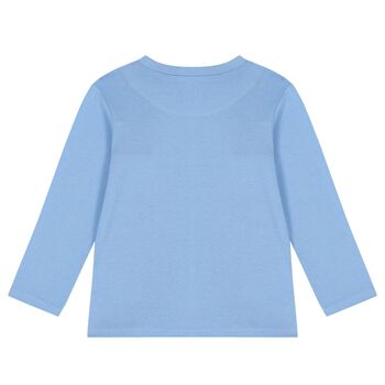 Younger Boys Blue Lenticular Long Sleeve Top