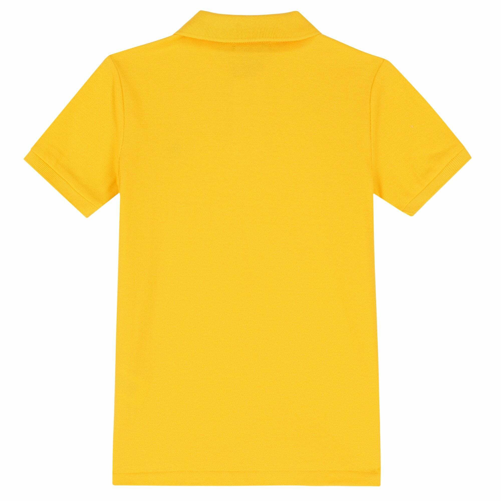 Golden yellow polo shirt 2025